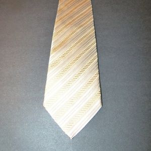 Armani Yellow Silk Men's Tie